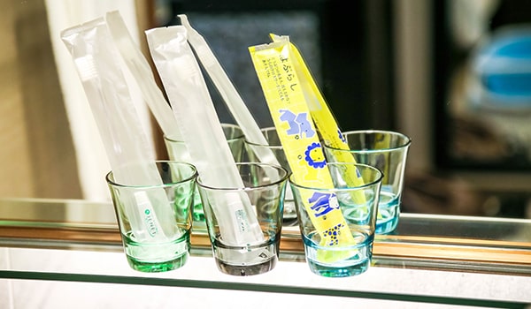 Facilities and equipment available for guests with small children